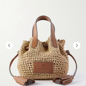 Anya HindmarchAnya Hindmarch Logo Patch Drawstring Smll Tote Bag